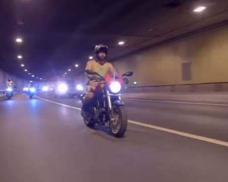 Гол протест! Рокери подкараха моторите си дибидюс заради Хелоуин ВИДЕО