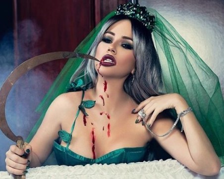 Галена, Гери-Никол и Николета Лозанова се състезаваха на Хелоуин