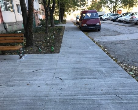 Нови тротоари и паркоместа в Тракия