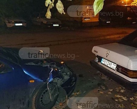 Врачанин натресе мерцедес в Кючука и избяга СНИМКИ