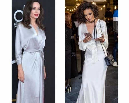 Калина Паскалева скочи срещу Анджелина Джоли- изкопирала й роклята