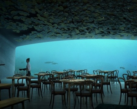 Първият подводен ресторант в Европа отваря врати през 2019