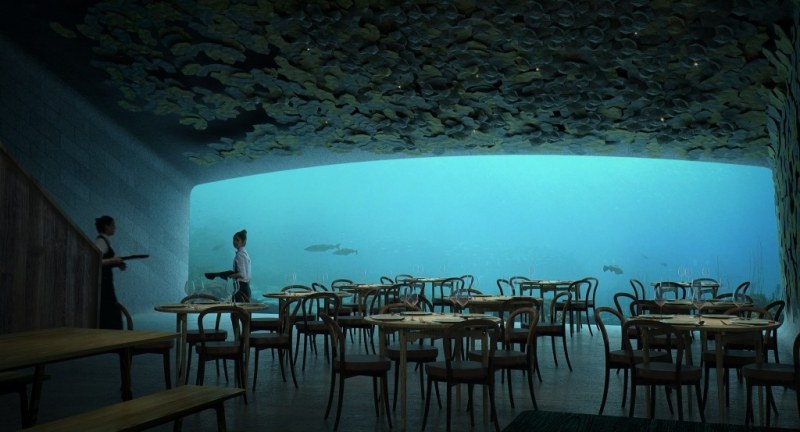 Първият подводен ресторант в Европа отваря врати през 2019