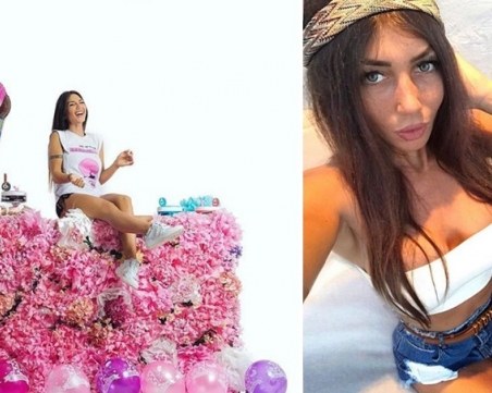 Обсипаха с цветя пловдивския фотомодел Глория Венцеславова на рождения й ден СНИМКИ