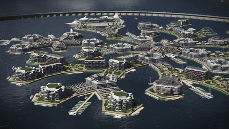 Уникален плаващ град ще стане факт до 2020 година! Проектът е първият по рода си