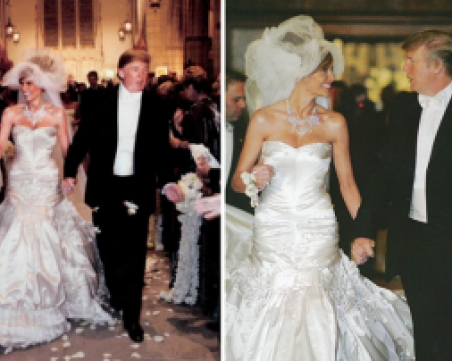 Продадоха торта от сватбата на Тръмп за рекордна сума