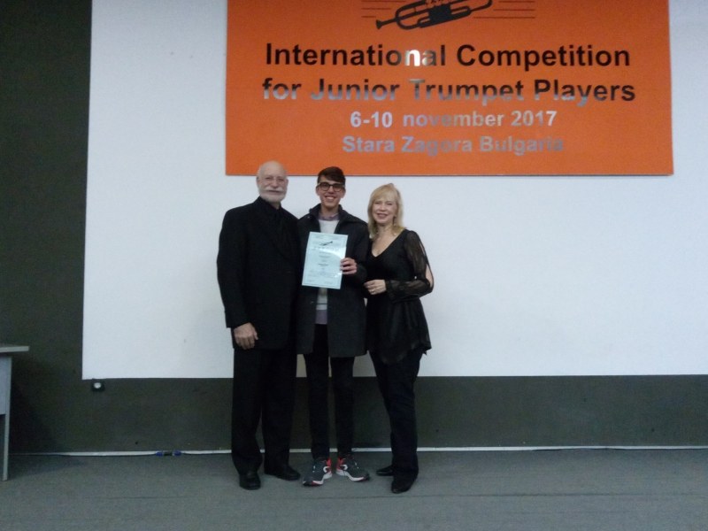 Пловдивски тромпетист взе две награди от престижни конкурси