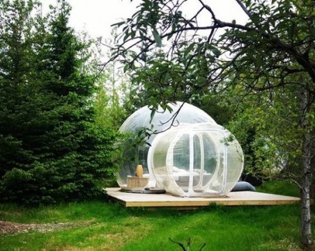 5 звезден хотел от балони потапя гостите в сърцето на природата СНИМКИ