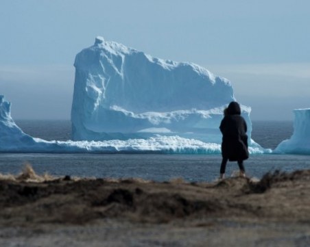 Голям айсберг се откъсна от ледника Грей СНИМКИ