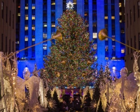 Коледната елха в Ню Йорк грейна с 50 000 лампички