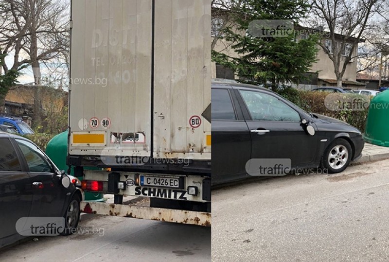 Тир отнесе огледало на пловдивчанин и избяга СНИМКИ