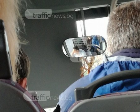 Жена пострада в автобус, заради телефонен разговор на шофьора СНИМКИ