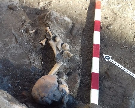 Откриха човешки останки в центъра на Пловдив