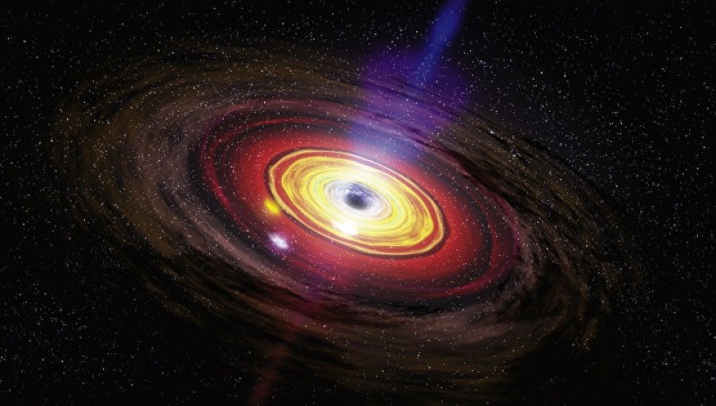 Откриха черна дупка, 800 пъти по-голяма от Слънцето