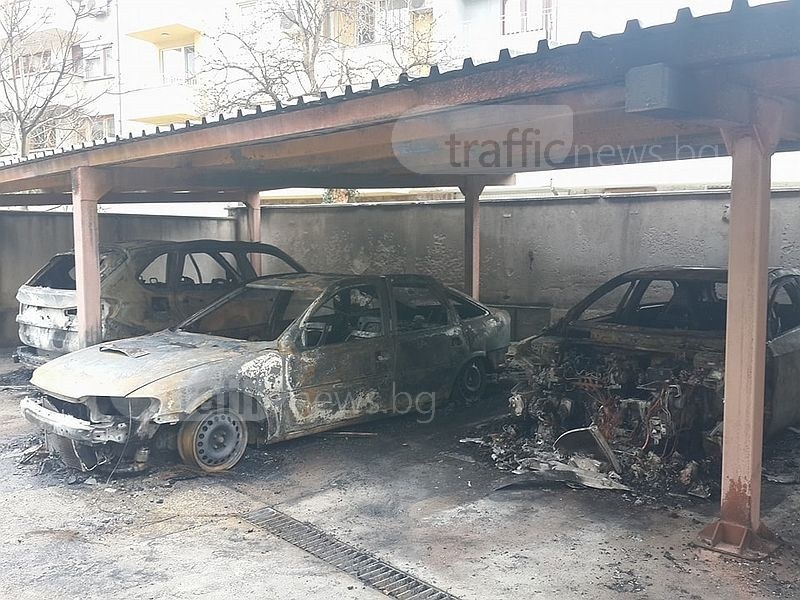 Собствениците на запалената кола: Не знаем защо е палежът, не дължим пари на никого ВИДЕО+СНИМКИ