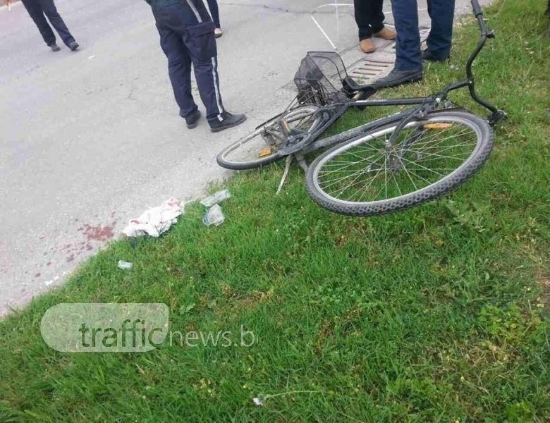 23-годишен шофьор отнесе велосипедист край Пловдив, мъжът почина