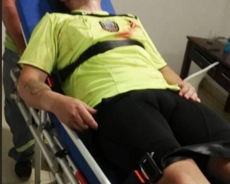 Жесток бой на футболен мач ВИДЕО