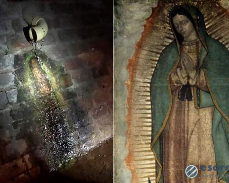 Чудо преди Коледа! Ликът на Дева Мария се появи на каменна стена