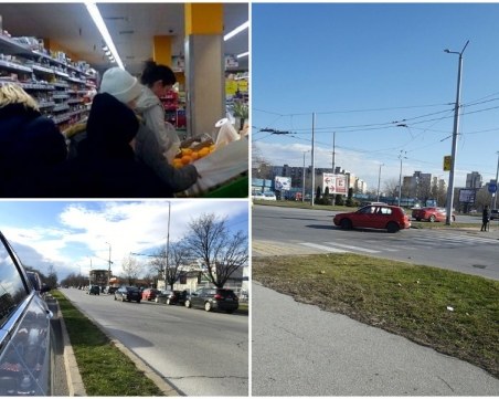 Коледна лудост в Пловдив! Катастрофи, блокирани улици, магазините под обсада СНИМКИ