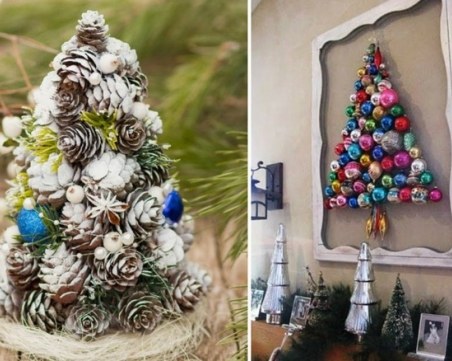 Коледни елхи, които ще направите само за миг