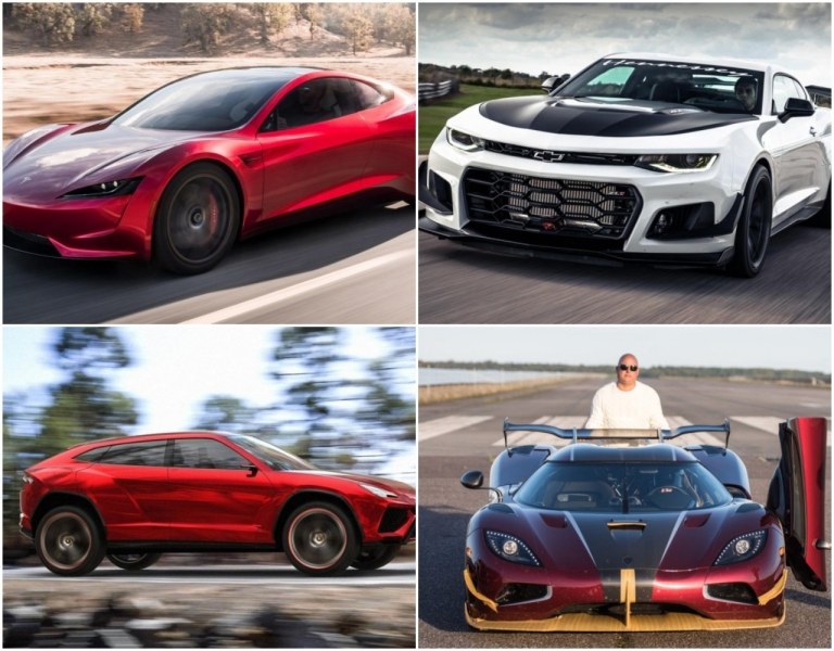 Десетте най-бързи и мощни коли на 2017-а СНИМКИ