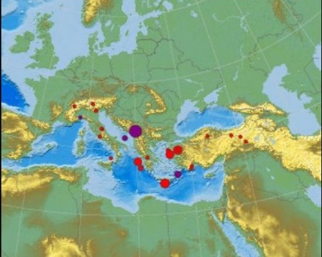 Силен трус удари Черна гора