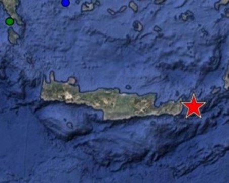 Силно земетресение разлюля през нощта Крит