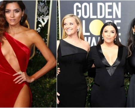 Актриса се появи без бельо на наградите “Златен глобус“ и не зачете протестния черен цвят СНИМКИ
