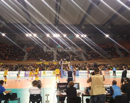 Първи гейм и втора загуба за Марица в групите на Шампионската лига СНИМКИ