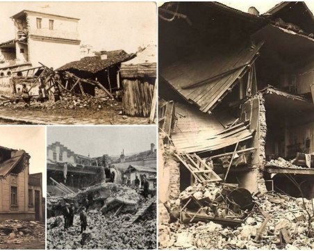 Уникални снимки показват щетите от опустошителното земетресение в Пловдив