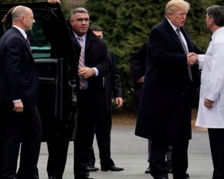 Доналд Тръмп премина първия си медицински преглед, откакто е президент на САЩ