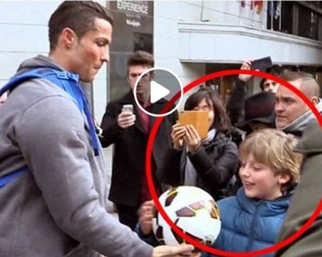 Роналдо показа каква е разликата между бедните и известните ВИДЕО