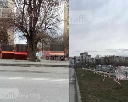 Вятърът размята огради, сергии и строителни материали под тепетата СНИМКИ