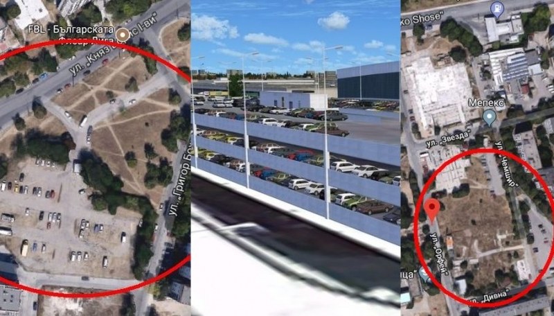 Вдигат четири многоетажни паркинги за стотици коли в три района на Пловдив СНИМКИ