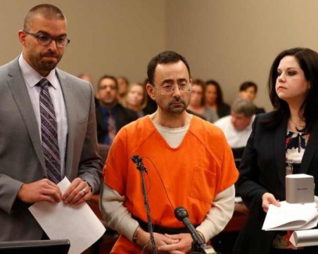 Екслекарят на гимнастичките в САЩ получи 175 години затвор