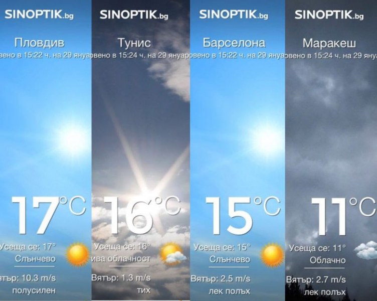 Утре в Пловдив още по-топло! Намалете климатиците и навийте ръкавите СНИМКИ