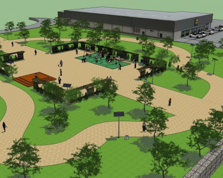 Огромен нов парк с детски и спортни площадки се появява в Тракия СНИМКИ