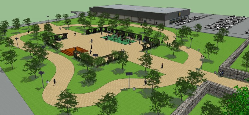 Огромен нов парк с детски и спортни площадки се появява в Тракия СНИМКИ