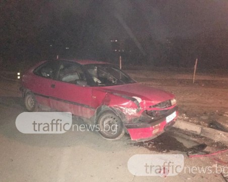 Кола блъсна колоездач зад Акваленда в Пловдив, мъжът е ранен! СНИМКИ