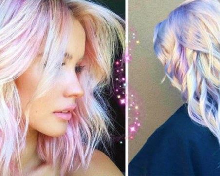 Нова мода: цвят опал, за да имате магическа коса