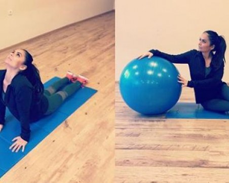 Сестрата на Преслава вае тяло с йогалатес