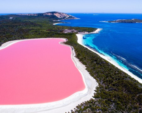 Тайната на розовото езеро в Австралия