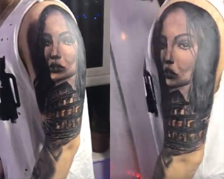 Тайнствен фен си татуира... Николета Лозанова ВИДЕО