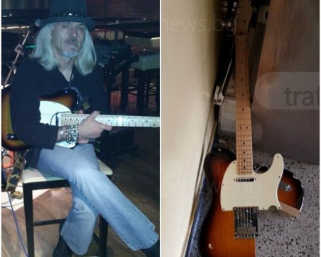 Строшена китара пред апартамента на мъртвите Антон и Нина СНИМКИ+ВИДЕО