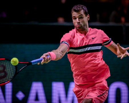 Григор уверено на четвъртфинал в Ротердам