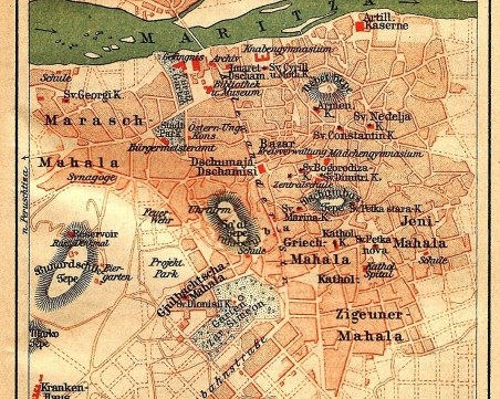 Филипопол или една невероятна карта на Пловдив преди 110 години СНИМКИ