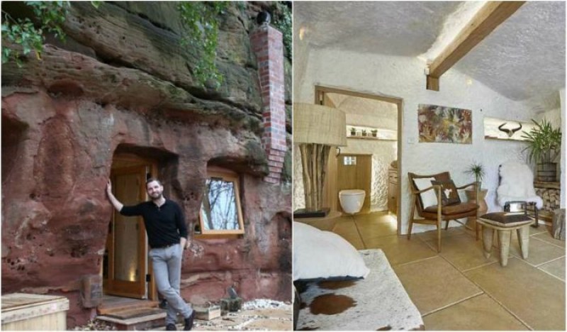 Как сръчен мъж превърна средновековна пещера в луксозен апартамент? СНИМКИ