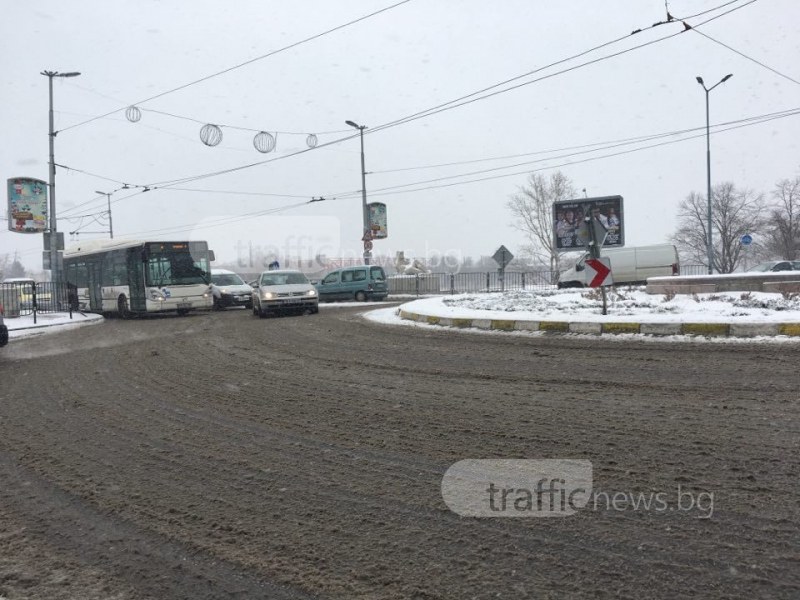 Снеговалежът в Пловдив ще спре чак в сряда, очакват се 30 см покривка СНИМКИ