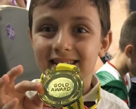 Българче на 6 години взе златен медал на Олимпиада в Тайланд