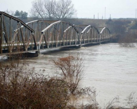 Река Марица край Пазарджик се е вдигнала с 28 см